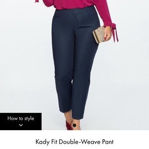 Eloquii Katy Double Weave Pant